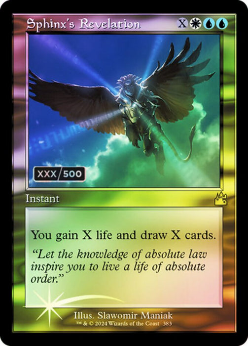 Sphinx's Revelation - Retro Frame (Foil)