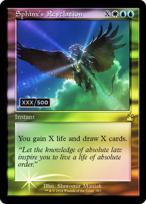 Sphinx's Revelation - Retro Frame (Foil)