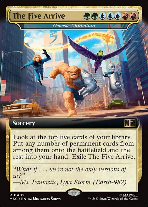 The Five Arrive - Genesis Ultimatum - Extended Art