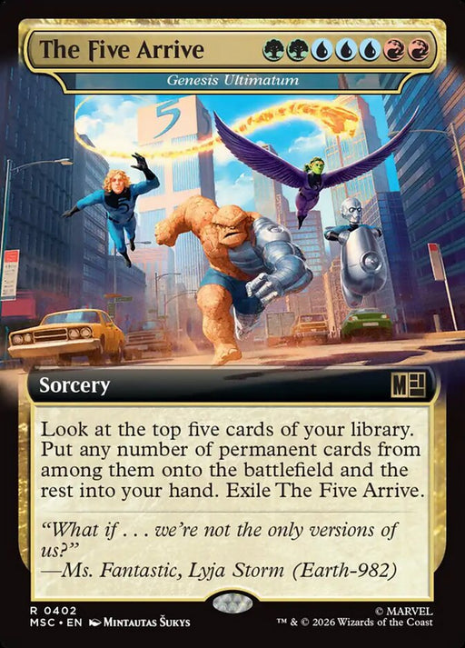 The Five Arrive - Genesis Ultimatum - Extended Art