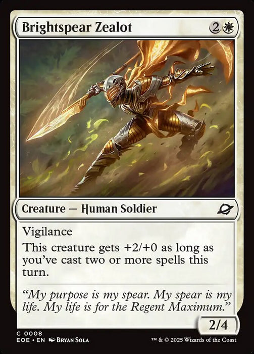 Brightspear Zealot (Foil)