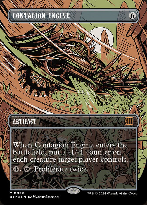 Contagion Engine - Borderless - Textured (Foil)
