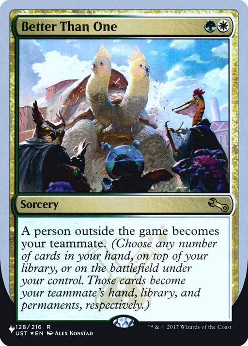 Better Than One (Foil)