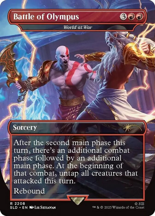 Battle of Olympus - World at War - Borderless - Full Art - Inverted