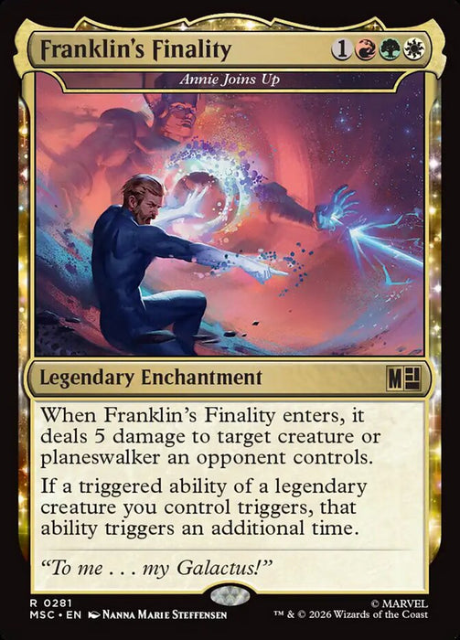 Franklin's Finality - Annie Joins Up - Enchantment - Legendary - Surge Foil