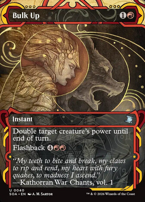 Bulk Up - Borderless - Inverted - Showcase (Foil)