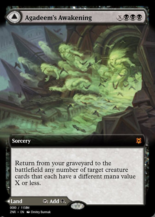 Agadeem's Awakening // Agadeem, the Undercrypt (Foil)