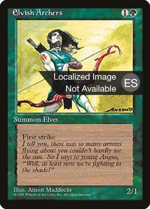 Arqueros élficos - Elvish Archers
