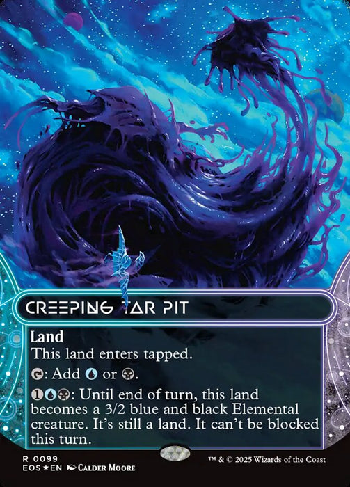 Creeping Tar Pit - Borderless (Foil)