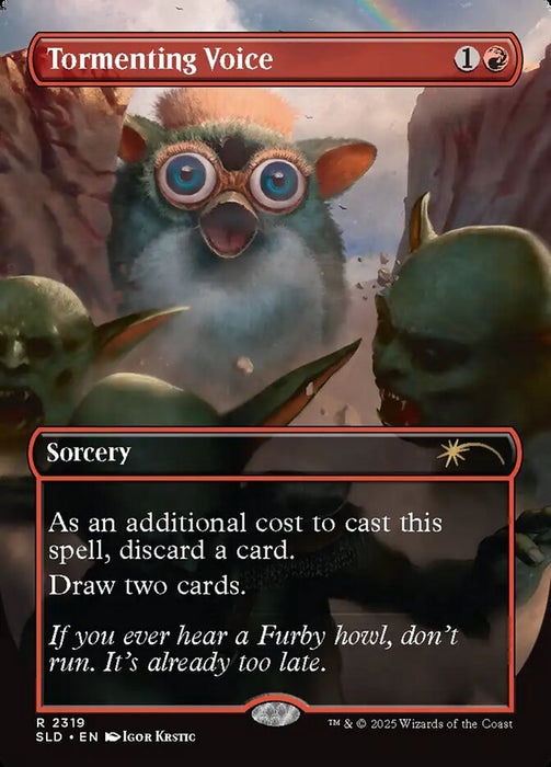 Tormenting Voice - Borderless - Full Art - Inverted (Foil)