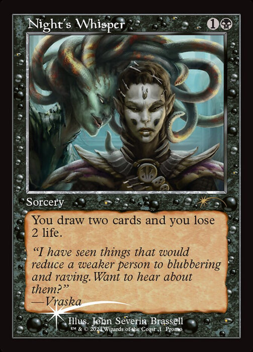 Night's Whisper - Retro Frame (Foil)