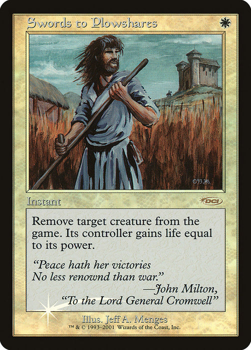 Swords to Plowshares (Foil)