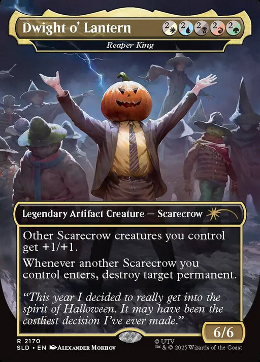 Dwight o' Lantern - Reaper King - Borderless - Full Art - Inverted - Legendary