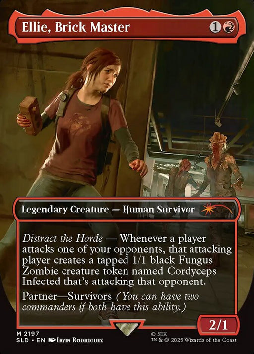 Ellie, Brick Master - Borderless - Full Art - Inverted - Legendary (Foil)