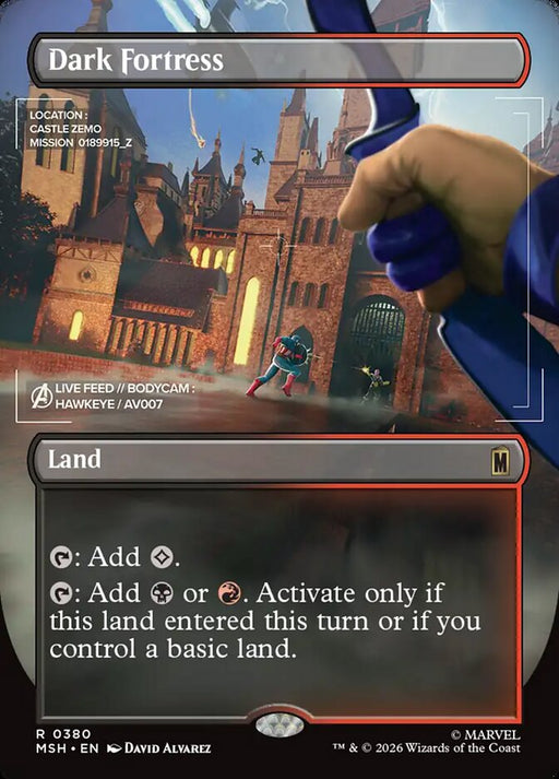 Dark Fortress - Borderless - Inverted (Foil)