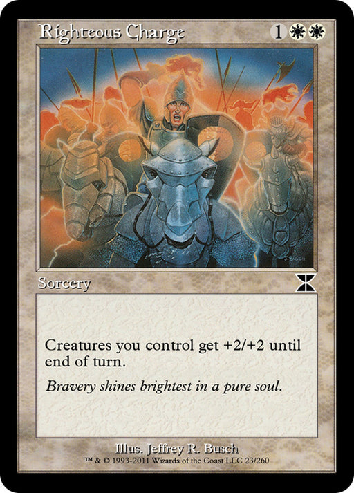 Righteous Charge - Retro Frame (Foil)