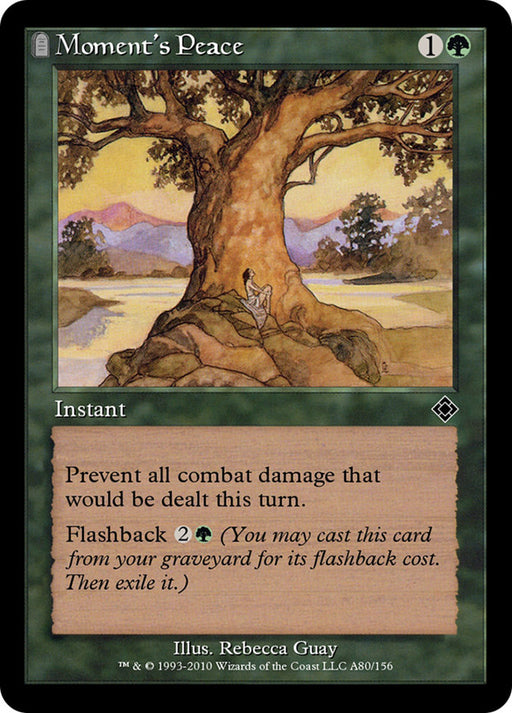 Moment's Peace - Retro Frame - Tombstone