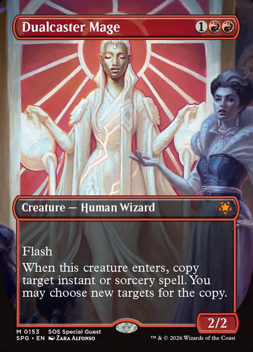 Dualcaster Mage - Borderless - Inverted
