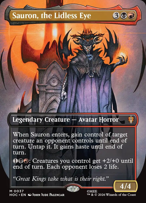 Sauron, the Lidless Eye - Borderless
