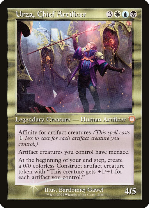 Urza, Chief Artificer - Retro Frame
