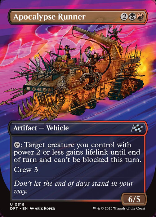 Apocalypse Runner - Borderless - Inverted (Foil)