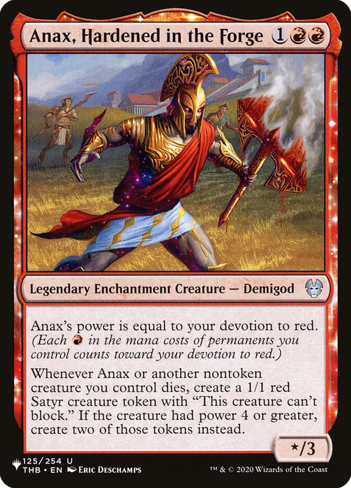 Anax, Hardened in the Forge - Enchantment - Legendary
