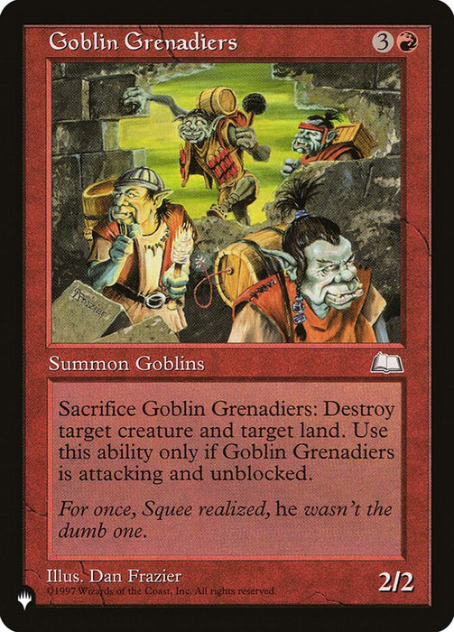 Goblin Grenadiers - Retro Frame