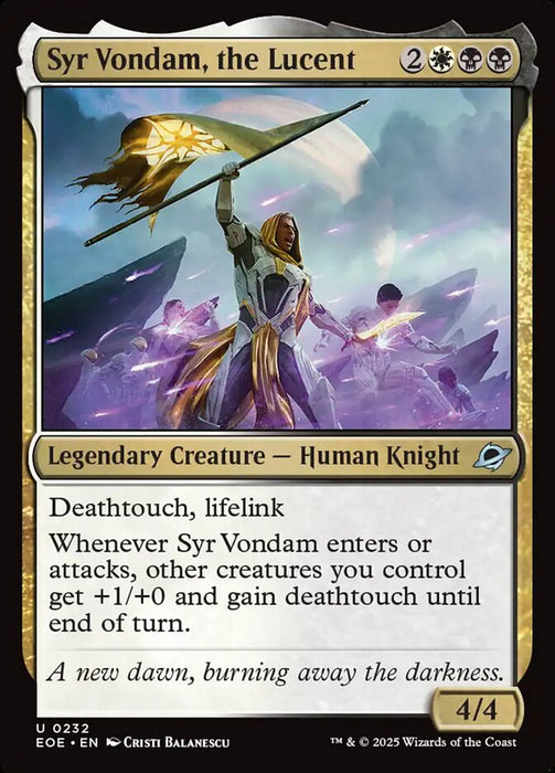 Syr Vondam, the Lucent - Legendary