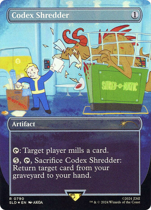 Codex Shredder - Borderless - Full Art (Foil)