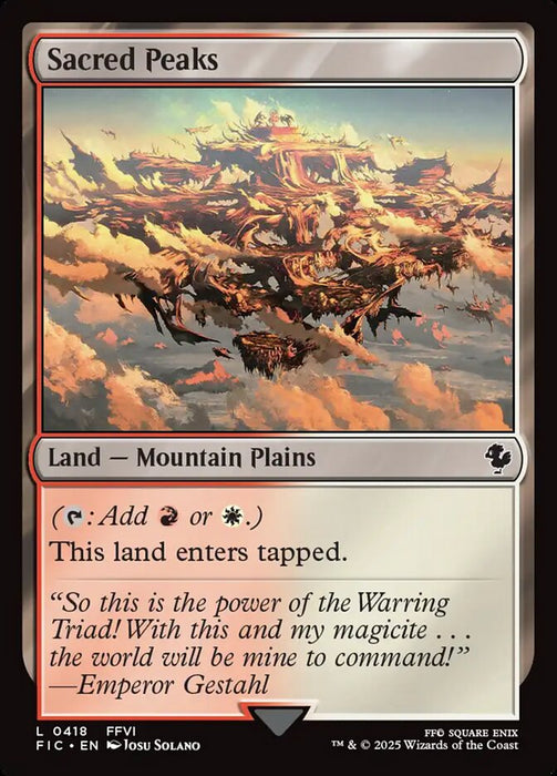 Sacred Peaks (Foil)