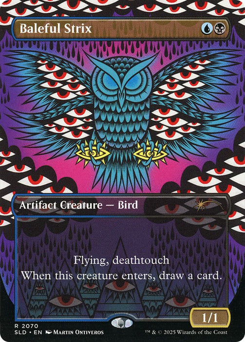 Baleful Strix - Borderless - Full Art - Inverted (Foil)