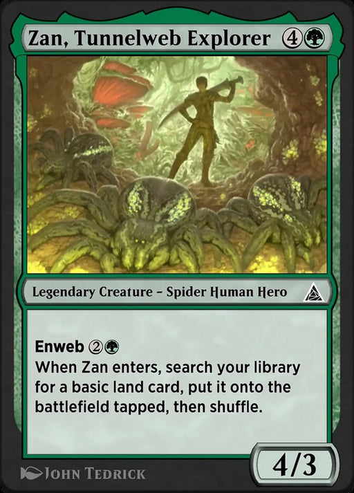 Zan, Tunnelweb Explorer - Spider-Man, Brooklyn Visionary - Legendary