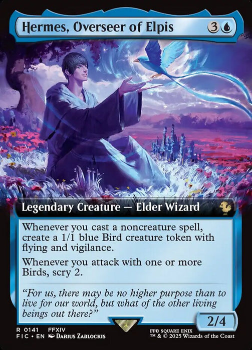 Hermes, Overseer of Elpis - Extended Art - Legendary