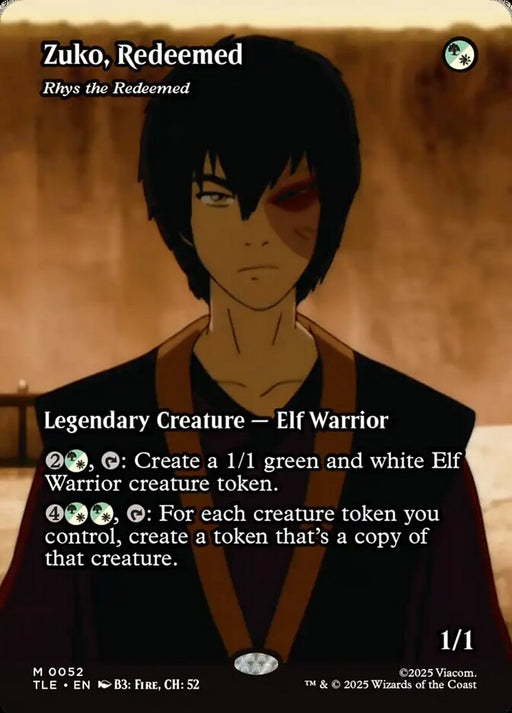 Zuko, Redeemed - Rhys the Redeemed - Borderless - Full Art - Inverted - Legendary (Foil)