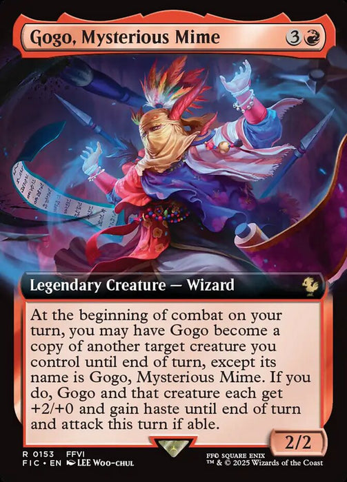 Gogo, Mysterious Mime - Extended Art - Legendary (Foil)