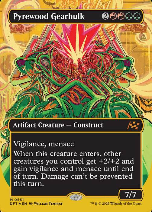 Pyrewood Gearhulk - Borderless - Inverted (Foil)