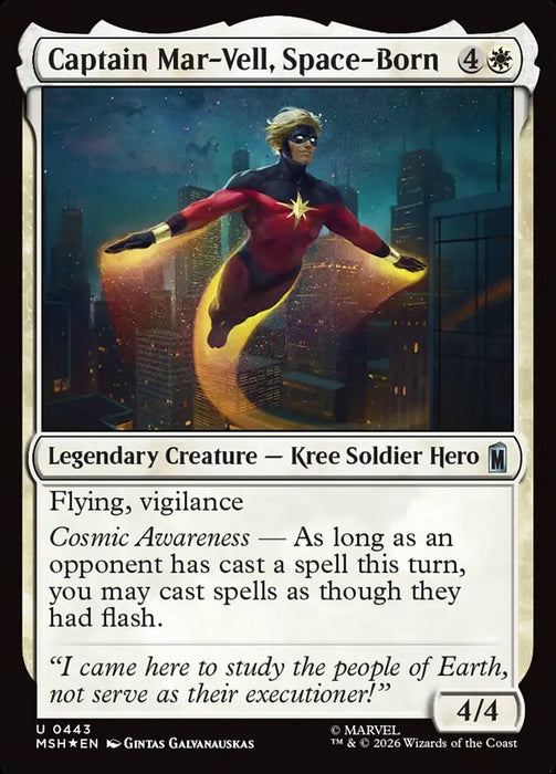 Captain Mar-Vell, Space-Born - Legendary - Surge Foil (Foil)