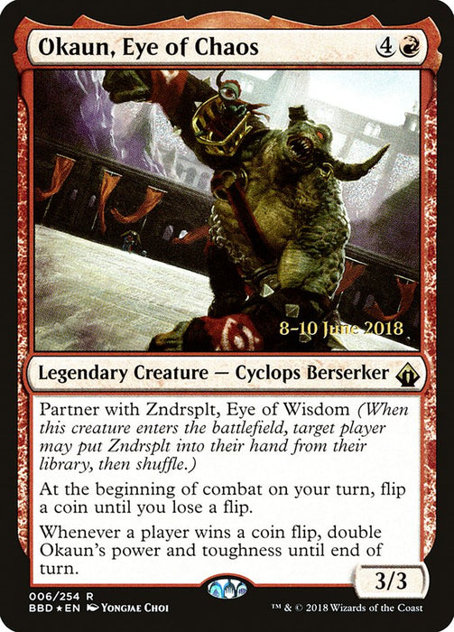 Okaun, Eye of Chaos - Legendary (Foil)