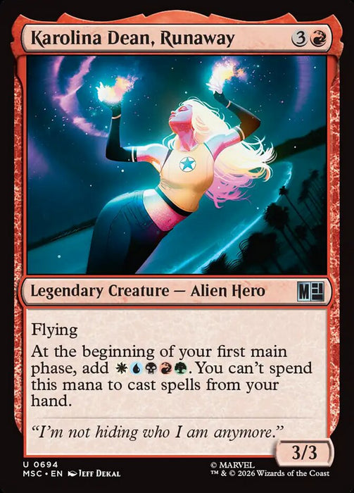 Karolina Dean, Runaway - Legendary