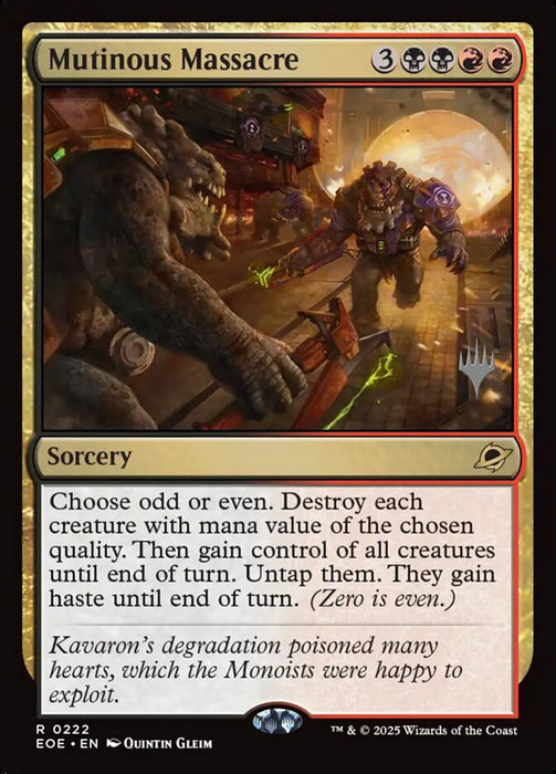 Mutinous Massacre (Foil)