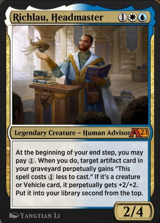 Richlau, Headmaster - Legendary