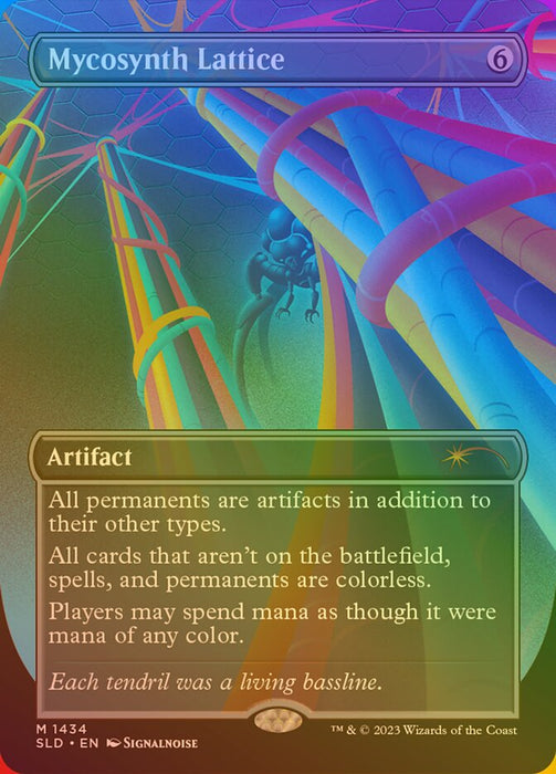 Mycosynth Lattice - Borderless - Full Art - Inverted (Foil)