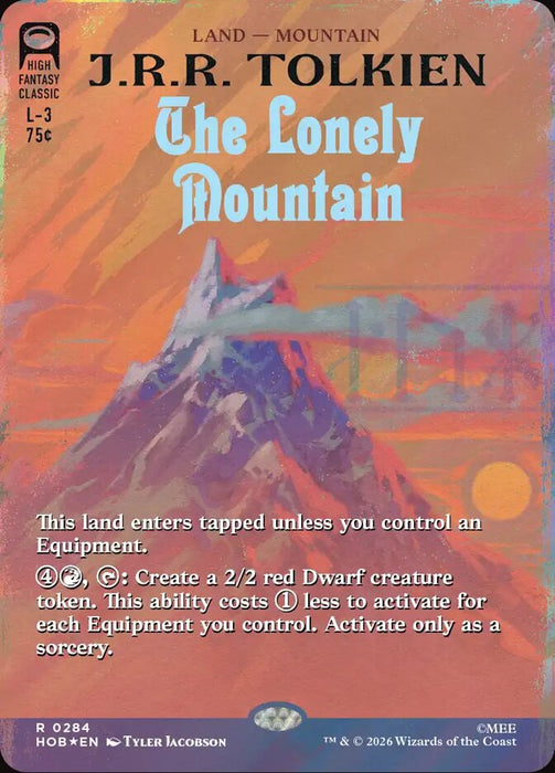 The Lonely Mountain - Borderless - Surge Foil (Foil)