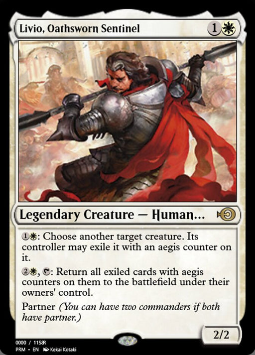 Livio, Oathsworn Sentinel - Legendary