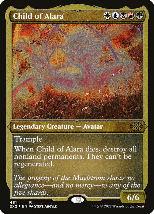 Child of Alara - Etched - Inverted - Legendary - Etched (Foil)