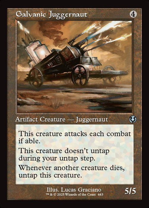 Galvanic Juggernaut - Retro Frame (Foil)