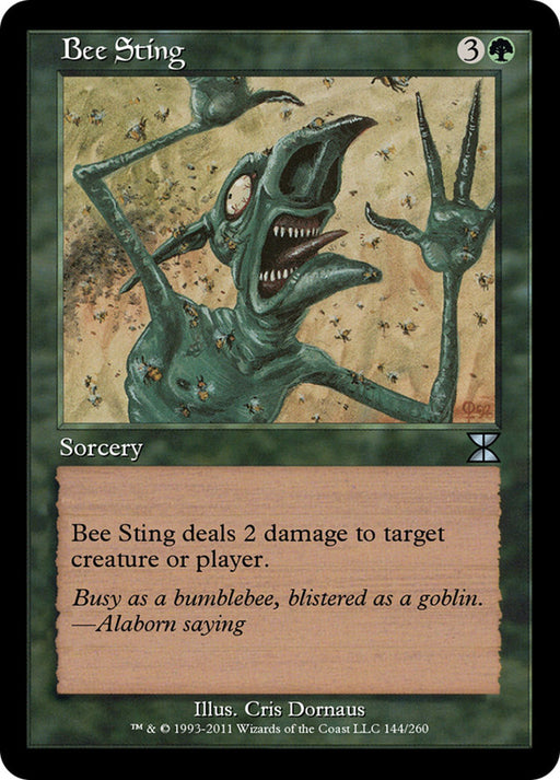 Bee Sting - Retro Frame (Foil)