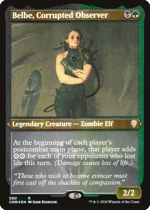 Belbe, Corrupted Observer - Etched - Inverted - Legendary - Etched (Foil)