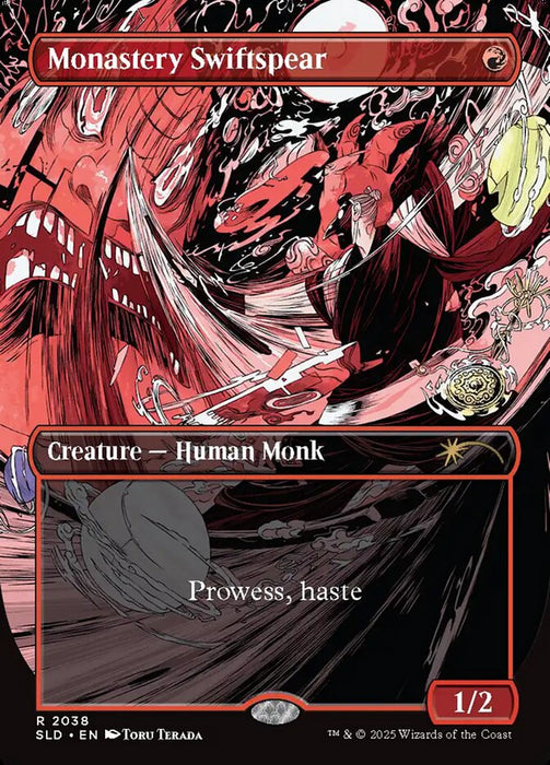 Monastery Swiftspear - Borderless - Full Art - Inverted