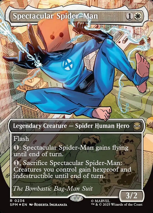 Spectacular Spider-Man - Borderless - Full Art - Inverted - Legendary - Textured (Foil)